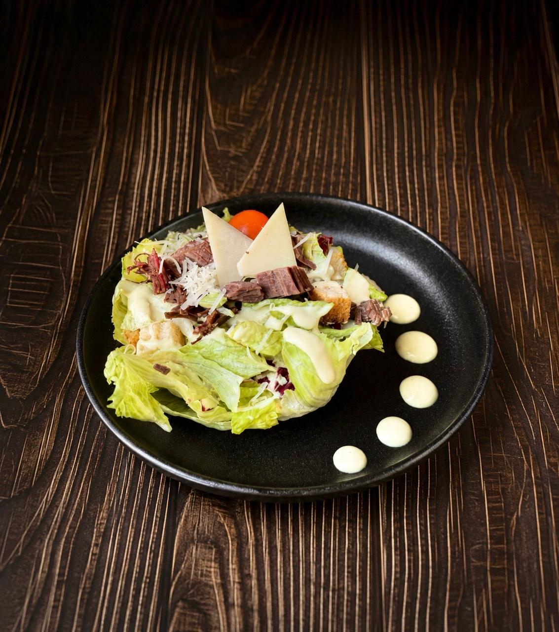 Brisket Caesar Salad